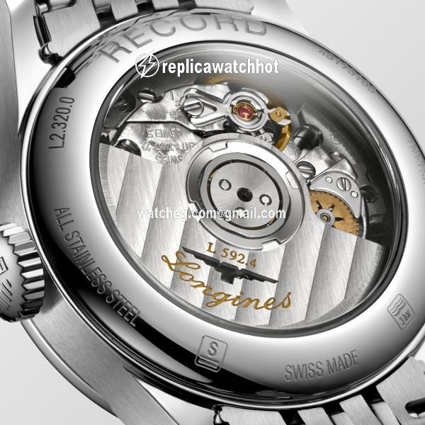 Longines Record Womens watch Automatic Steel L2.320.4.11.6 2