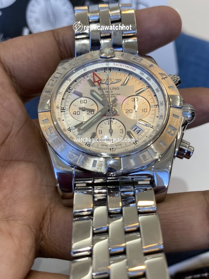 Breitling Chronomat 44 GMT Mens watch Unisex Automatic Steel AB042011 G745 2