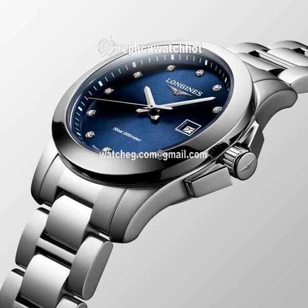 Longines Conquest Womens watch Quartz Steel L3.376.4.97.6 2