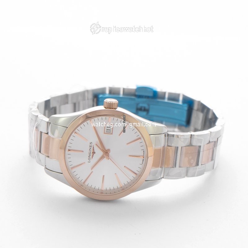 Longines Conquest Classic Womens watch Quartz Rose gold L23863727 2