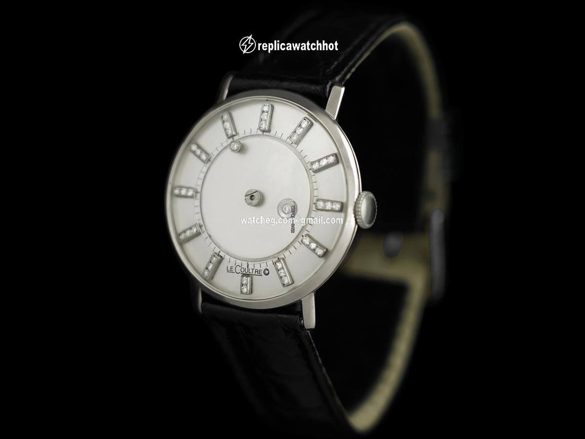 Jaeger-LeCoultre Mens watch Unisex Manual winding White gold 7281 2