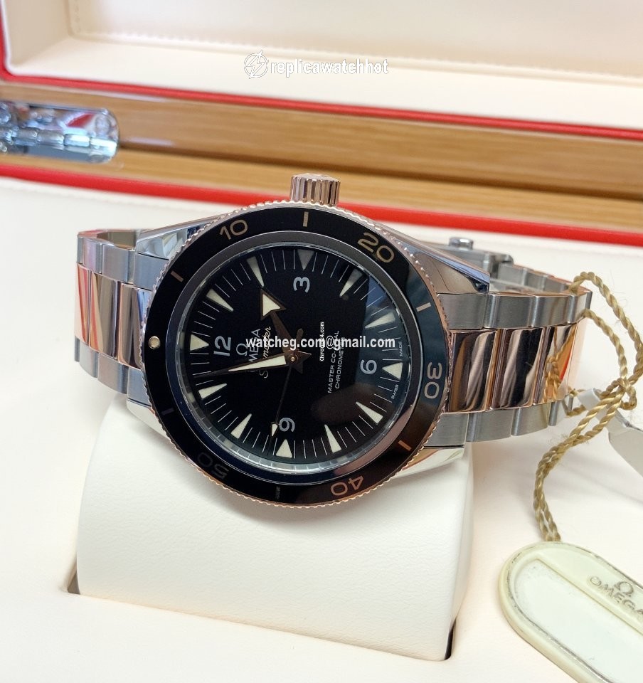 Omega Seamaster 300 Mens watch Unisex Automatic Gold Steel 233.20.41.21.01.001 2