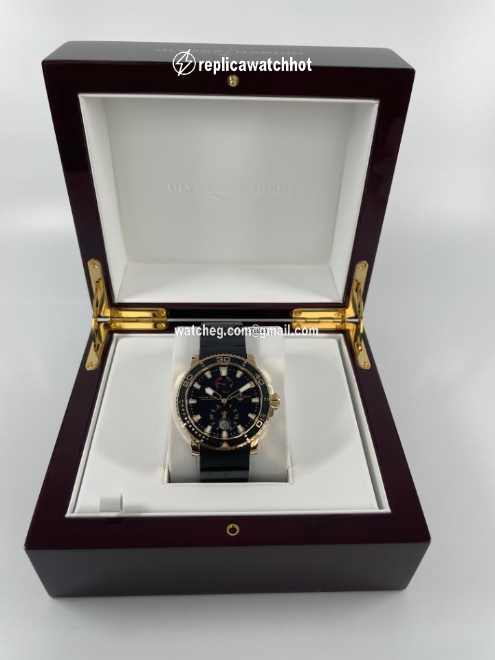 Ulysse Nardin Maxi Marine Diver Mens watch Unisex Automatic Rose gold 266-33-3C-922 2