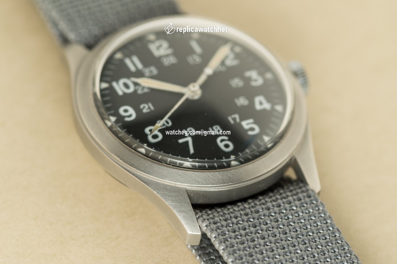 Hamilton Mens watch Unisex Manual winding Steel MIL-46374A 2