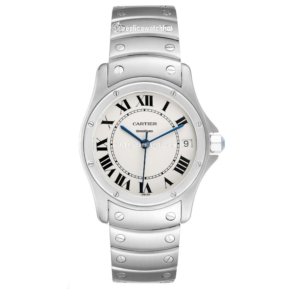 Cartier Santos Mens watch Unisex Automatic Steel 1920 2