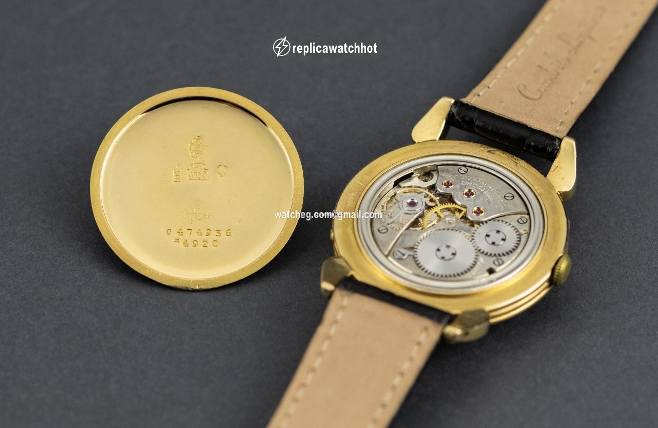 Movado Mens watch Unisex Manual winding Yellow gold R4920 2