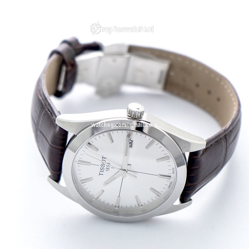 Tissot T-Classic Mens watch Unisex Quartz Steel T127.410.16.031.01 2