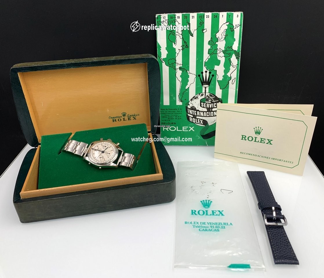 Rolex Chronograph Mens watch Unisex Steel Manual winding 6036 2