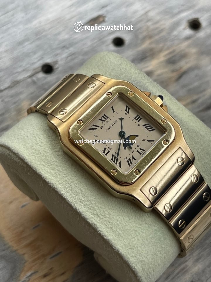 Cartier Santos Womens watch Quartz Yellow gold 819901 2