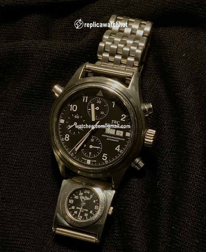 IWC Pilot Double Chronograph Mens watch Unisex Automatic Steel 2829952 2