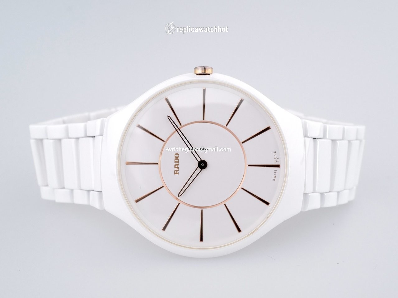 Rado True Thinline Womens watch Quartz Ceramic R27957102 2