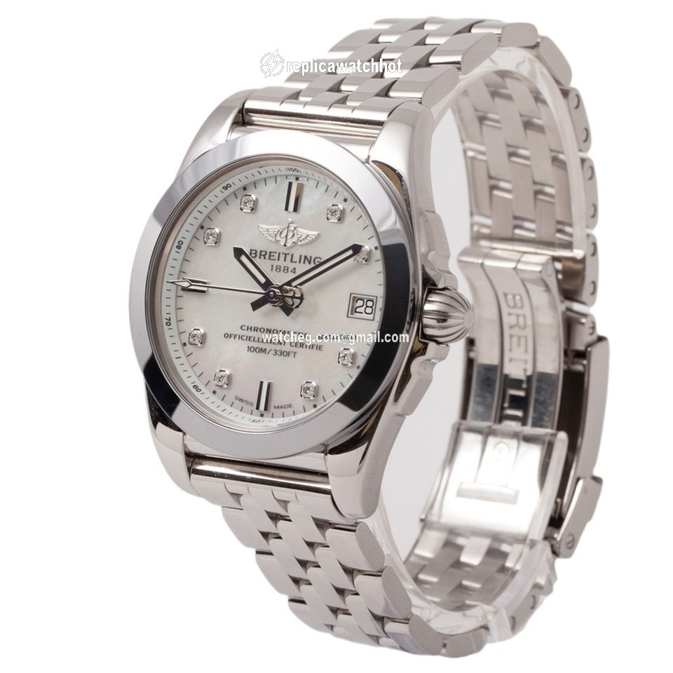 Breitling Galactic 36 Womens watch Automatic Steel W7433012 A779 376A 2