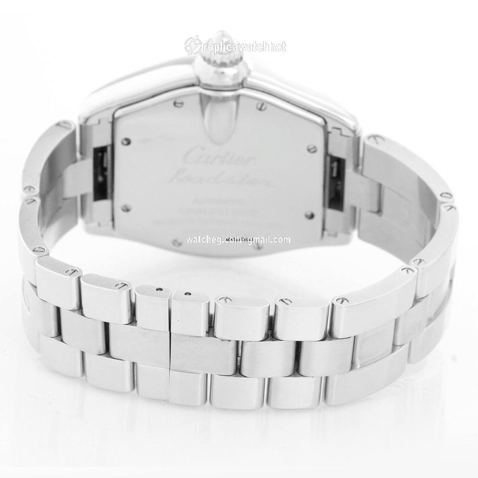 Cartier Roadster Mens watch Unisex Automatic Steel W62025V3 2510 2