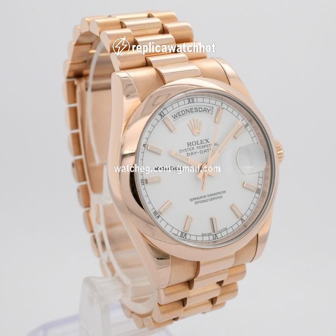 Rolex Day-Date 36 Mens watch Unisex Rose gold Automatic 118205 F 2