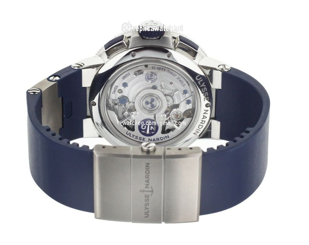 Ulysse Nardin Marine Chronograph Mens watch Unisex Automatic Steel 1533-150 2