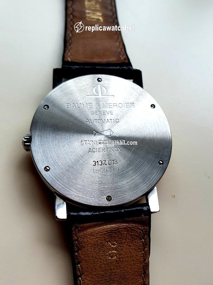 Baume & Mercier Mens watch Unisex Automatic Gold Steel 3137.018 2