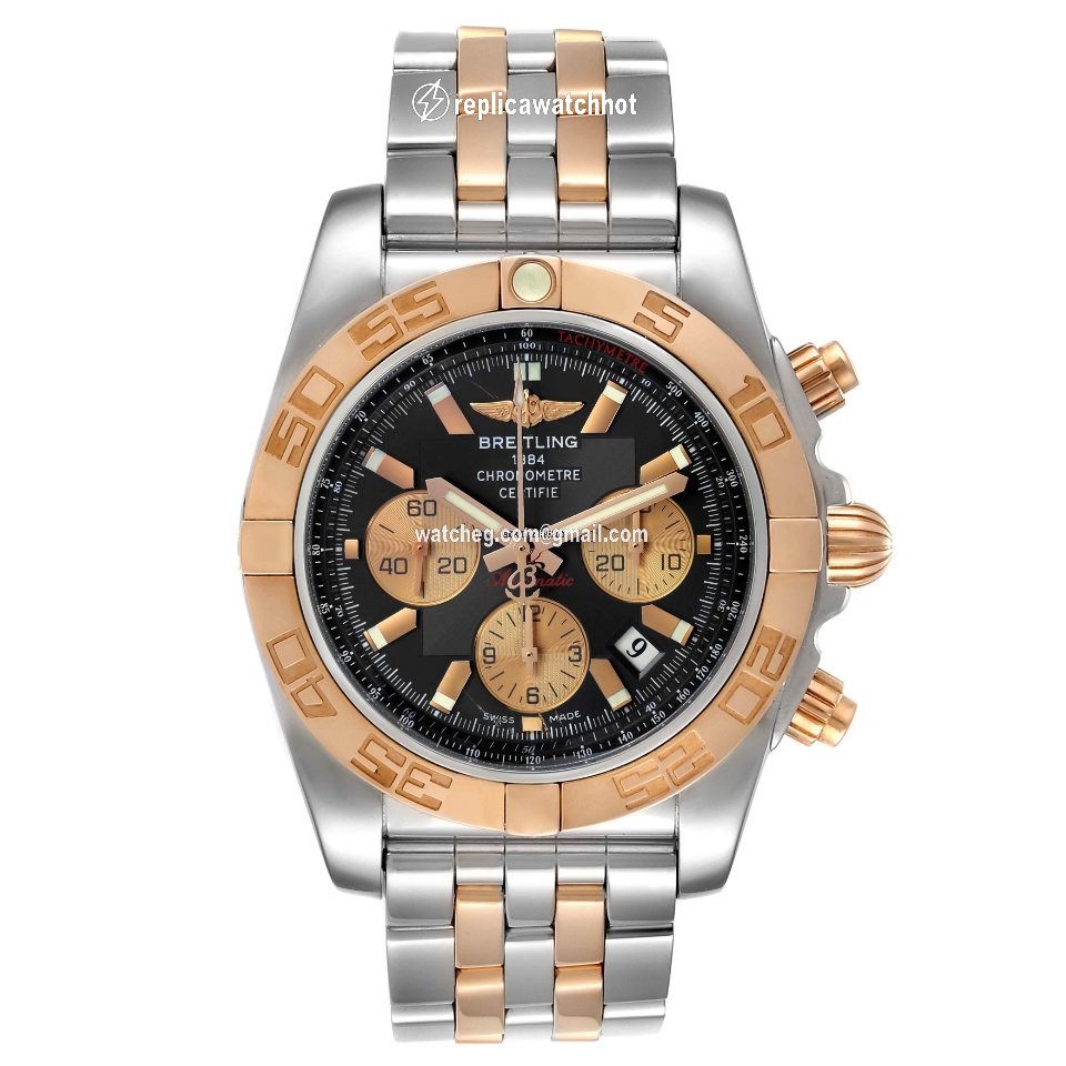 Breitling Mens watch Unisex Automatic Gold Steel CB011012 2