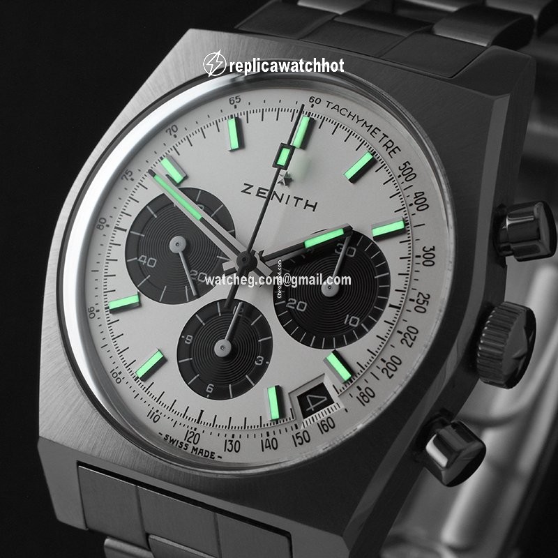 Zenith El Primero Mens watch Unisex Steel 03.L384-2.400 07.M384 2
