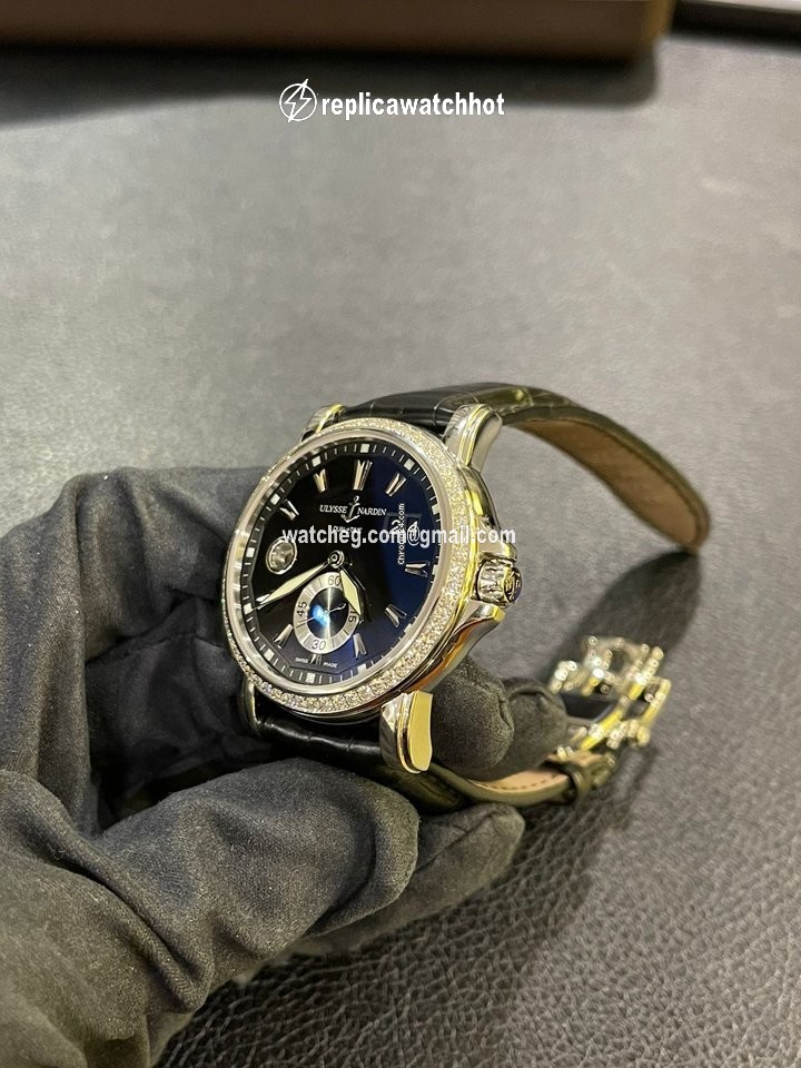 Ulysse Nardin Dual Time Womens watch Automatic Steel 243-55B 92 2