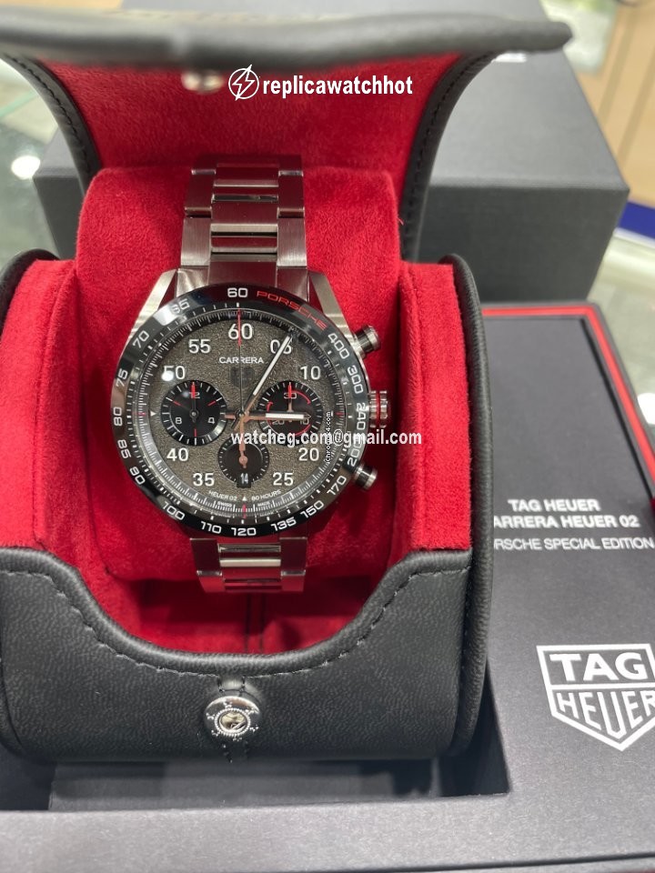 TAG Heuer Carrera Porsche Chronograph Special Edition Mens watch Unisex Automatic Steel CBN2A1F.BA0643 2