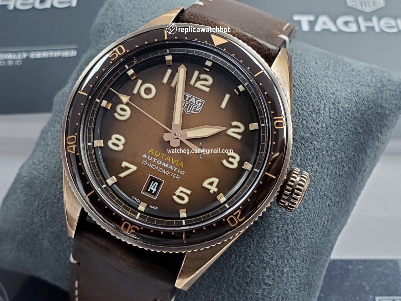 TAG Heuer Autavia Mens watch Unisex Automatic Bronze WBE5191.FC8276 2