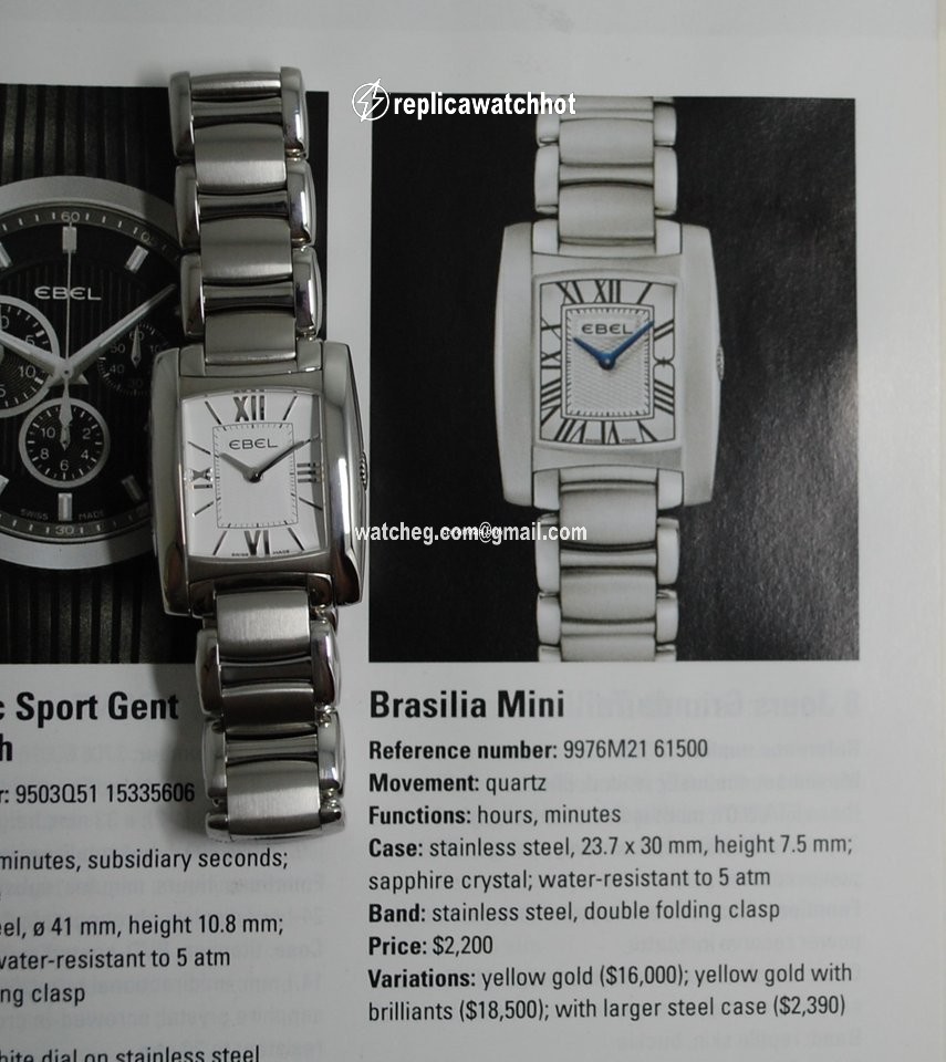Ebel Brasilia Womens watch Quartz Steel E9976M22 2