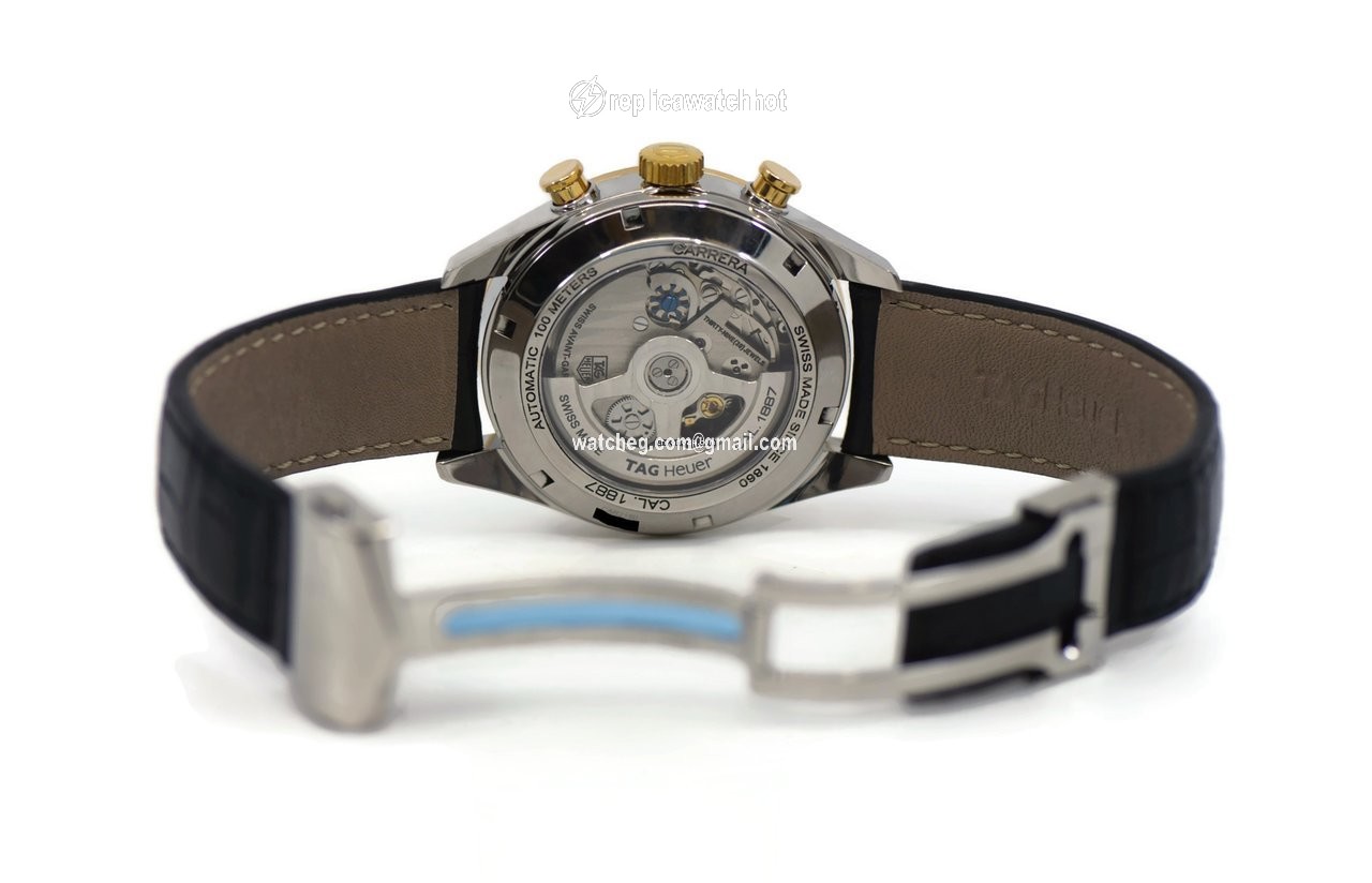 TAG Heuer Carrera Calibre 1887 Mens watch Unisex Automatic Gold Steel car2150.fc6266 2