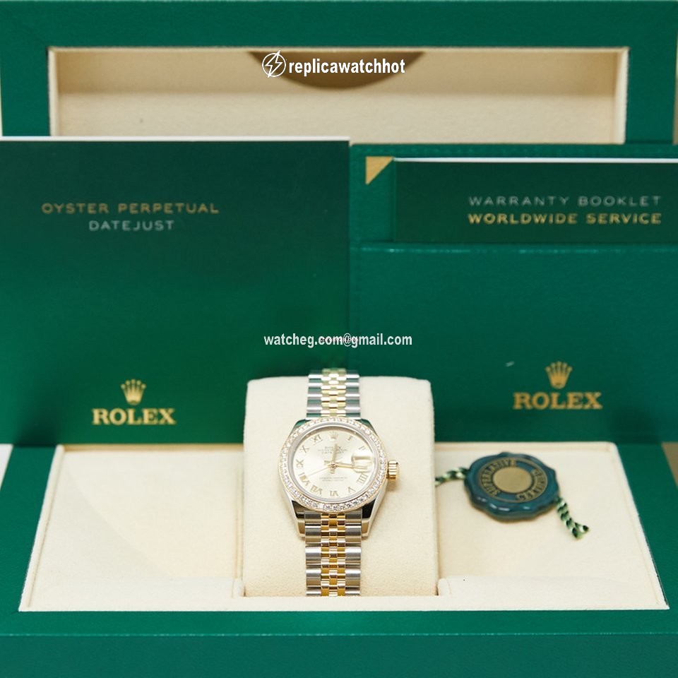 Rolex Lady-Datejust Womens watch Gold Steel Automatic 279383RBR 2