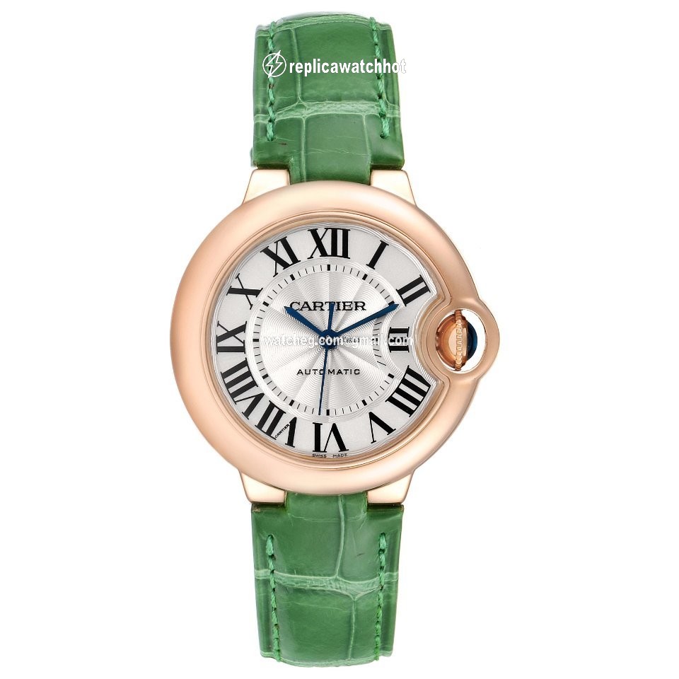 Cartier Ballon Bleu 33mm Womens watch Automatic Rose gold W6920097 2