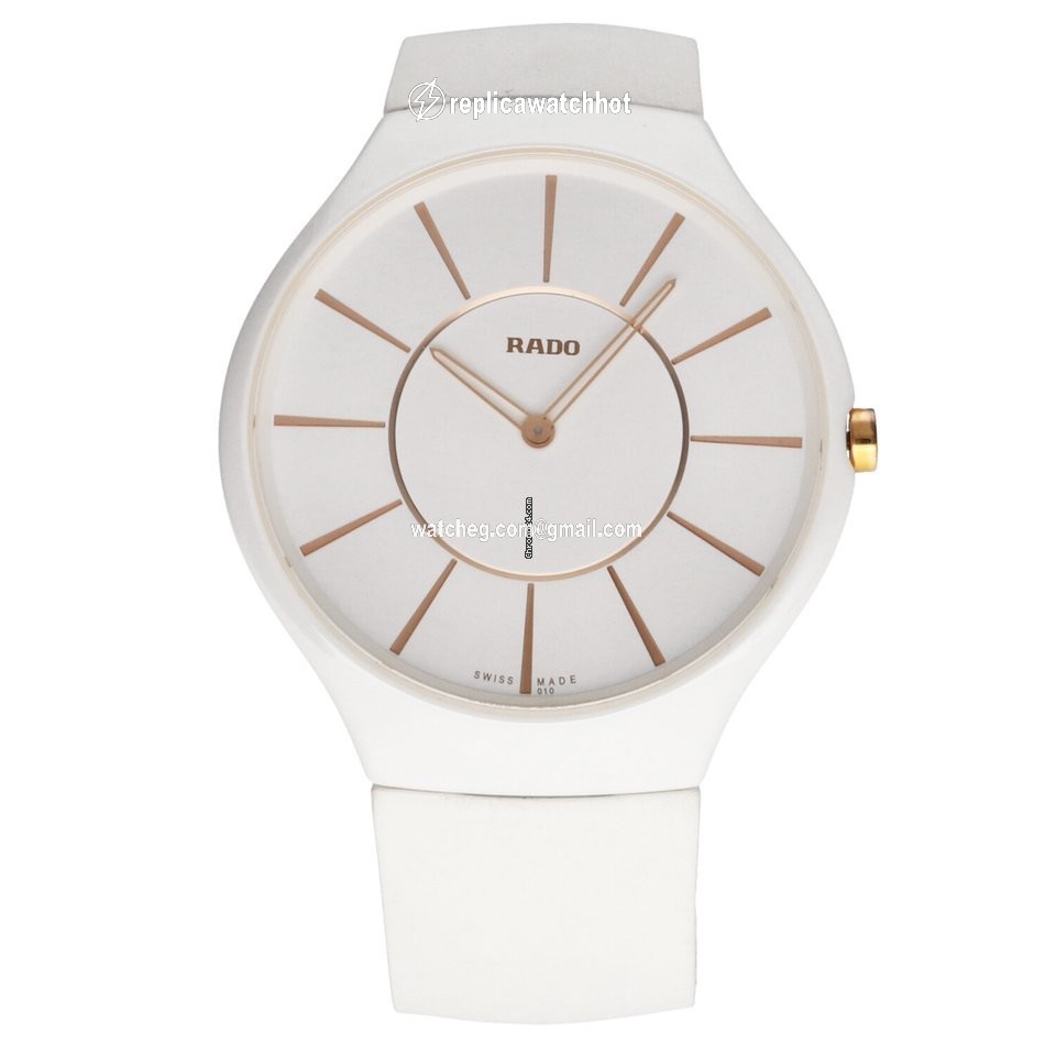 Rado True Thinline Mens watch Unisex Quartz Ceramic R27957109 2