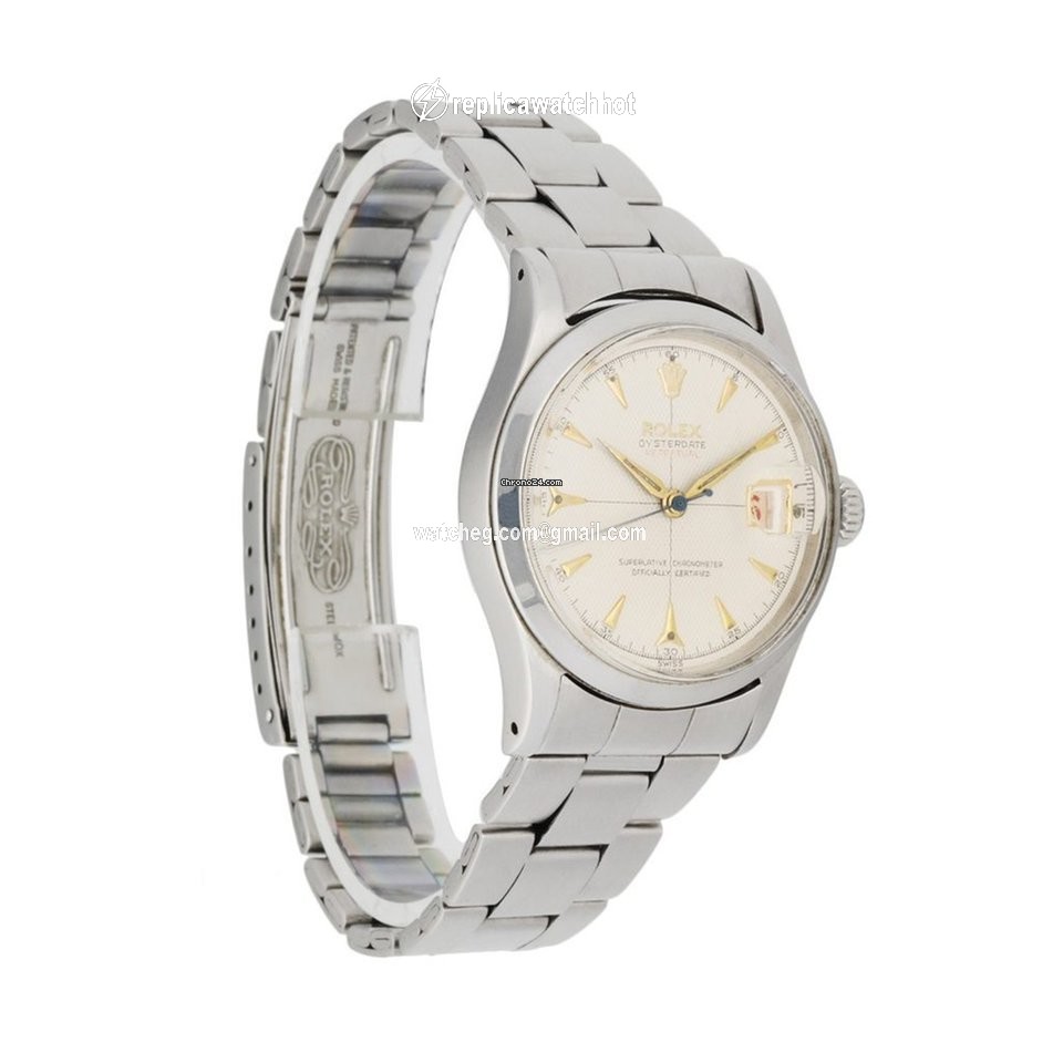Rolex Oyster Perpetual Date Mens watch Unisex Steel Automatic 6518 2