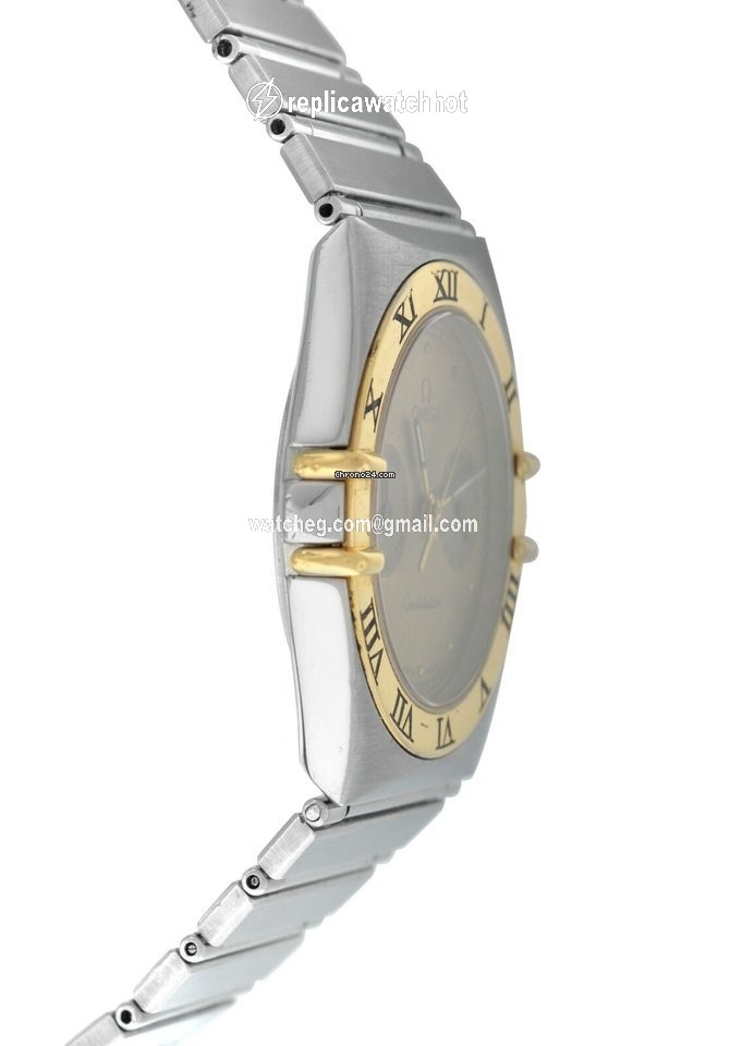 Omega Constellation Day-Date Mens watch Unisex Quartz Gold Steel 396.1069 2