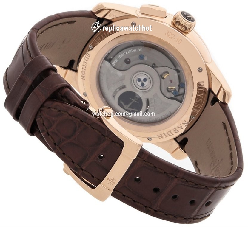 Ulysse Nardin Perpetual Manufacture Mens watch Unisex Automatic Rose gold 322-10 2