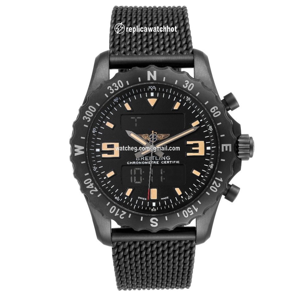 Breitling Chronospace Military Mens watch Unisex Quartz Steel M78366 2