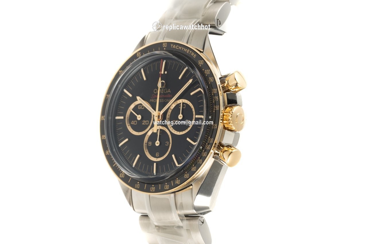 Omega Speedmaster Mens watch Unisex Manual winding Gold Steel 522.20.42.30.01.001 2