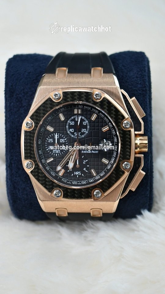 Audemars Piguet Royal Oak Offshore Chronograph Mens watch Unisex Automatic Rose gold 26030RO.OO.D021IN.01 2
