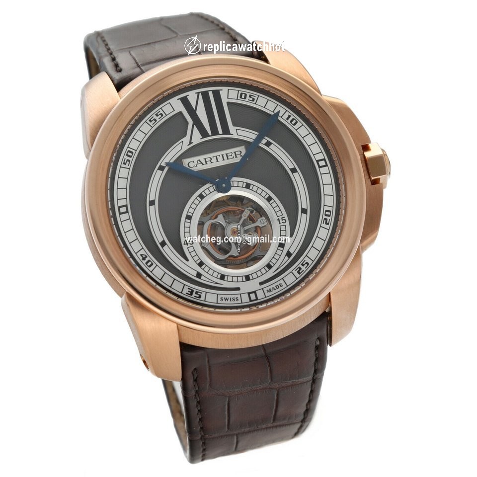 Cartier Calibre de Cartier Mens watch Unisex Automatic Rose gold 3204 2