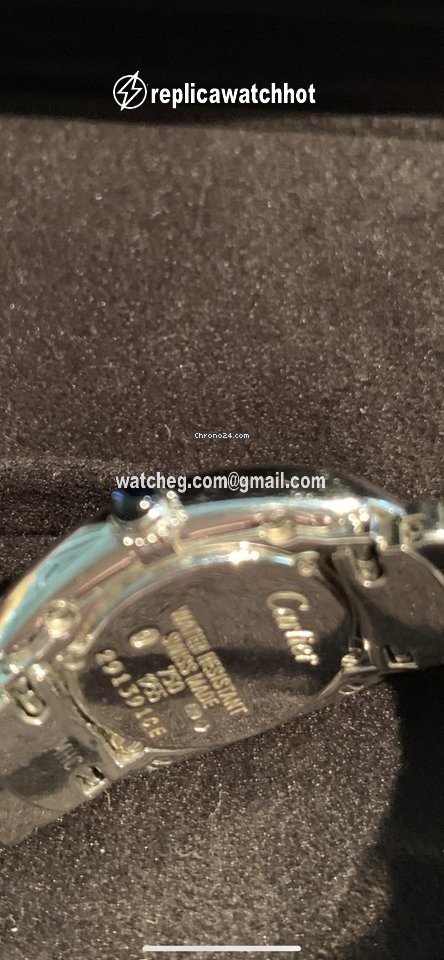 Cartier Baignoire Womens watch Quartz White gold WB520025 2