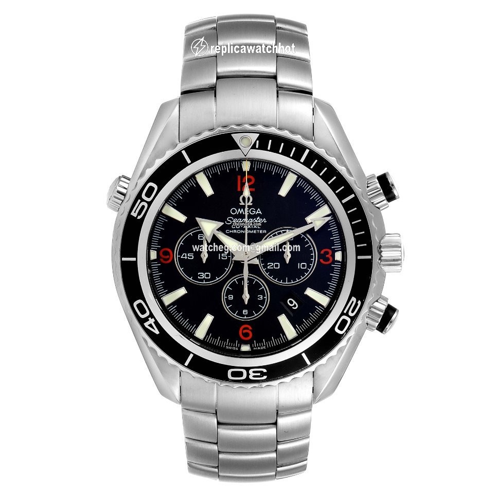 Omega Seamaster Planet Ocean Chronograph Mens watch Unisex Automatic Steel 2210.51.00 2