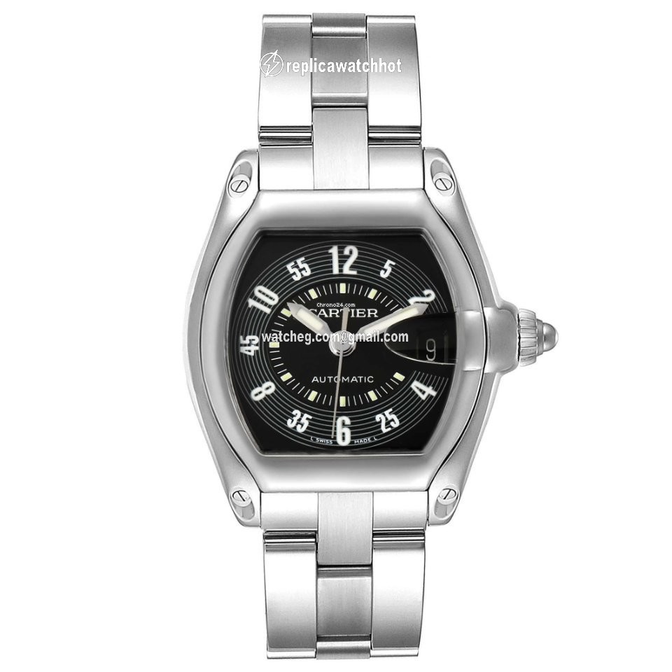 Cartier Roadster Mens watch Unisex Automatic Steel W62004V3 2