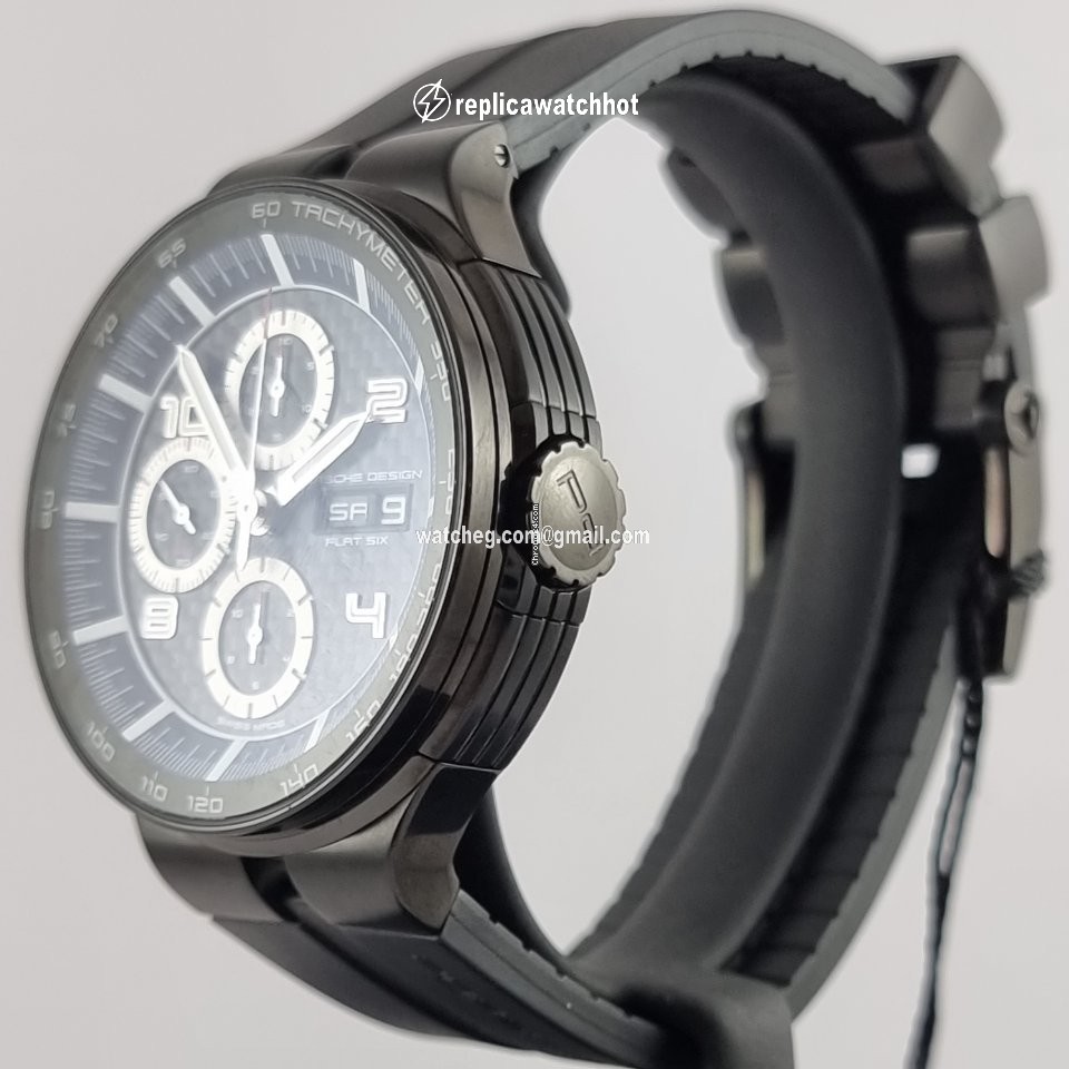 Porsche Design Flat Six Mens watch Unisex Automatic Steel Flat Six Automatic Black Pvd Mens Watch 2