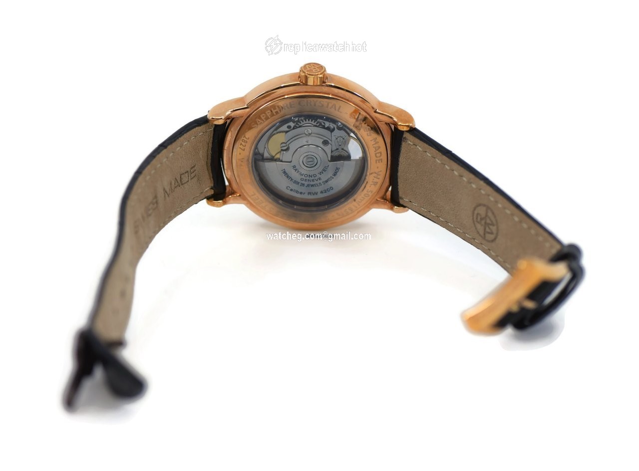 Raymond Weil Maestro Mens watch Unisex Automatic Gold Steel 2827-STC-65001 2