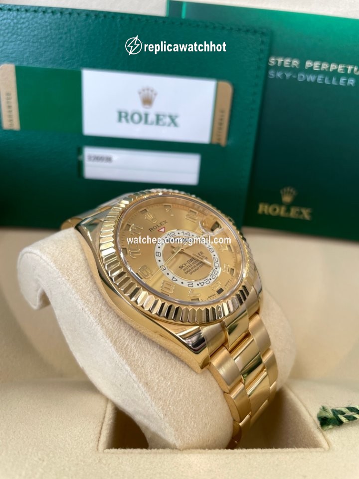Rolex Sky-Dweller Mens watch Unisex Yellow gold Automatic 326938 2