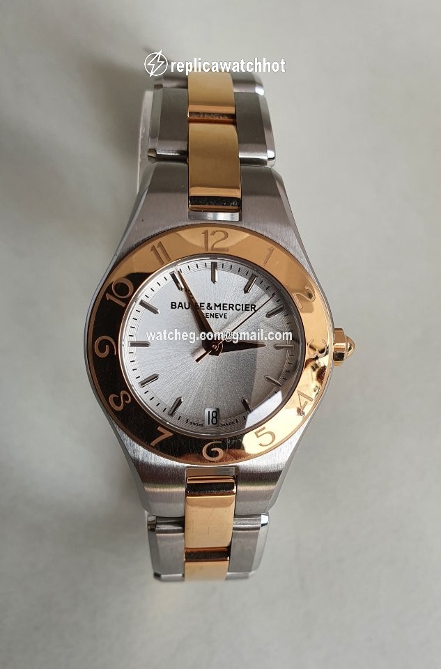 Baume & Mercier Linea Womens watch Quartz Gold Steel M0A10080 2