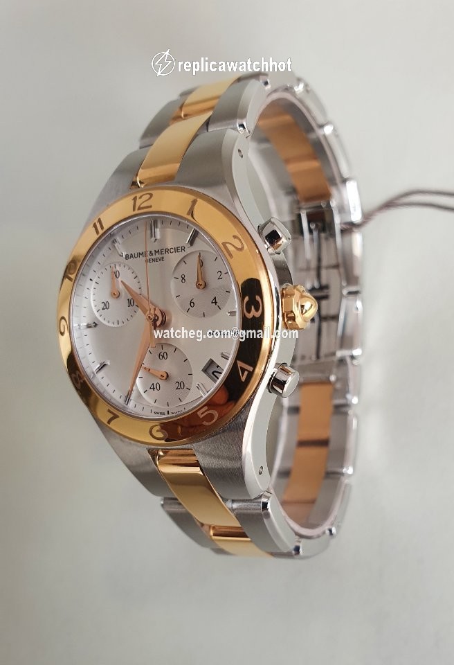 Baume & Mercier Linea Womens watch Quartz Gold Steel M0A10016 2