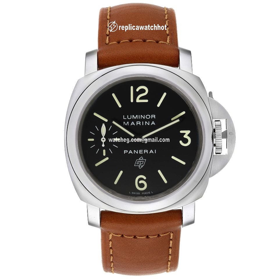 Panerai Luminor Marina Mens watch Unisex Manual winding Steel PAM01005 2