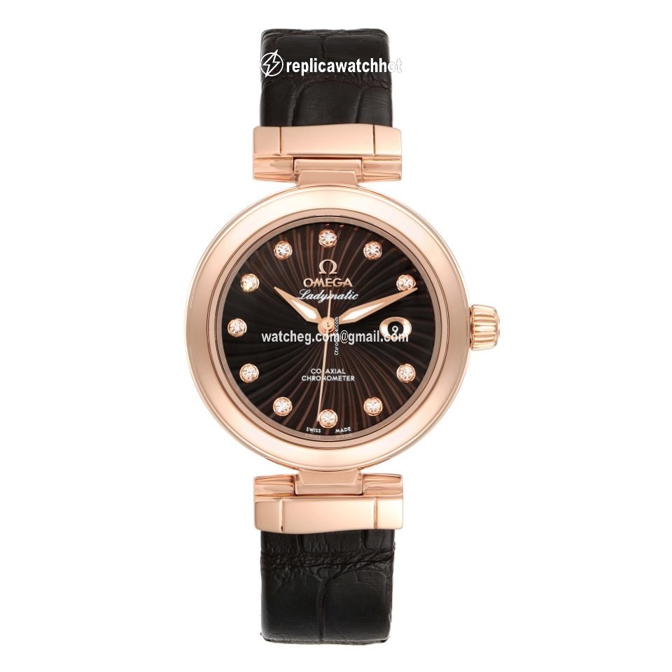 Omega De Ville Ladymatic Womens watch Automatic Rose gold 425.63.34.20.63.001 2