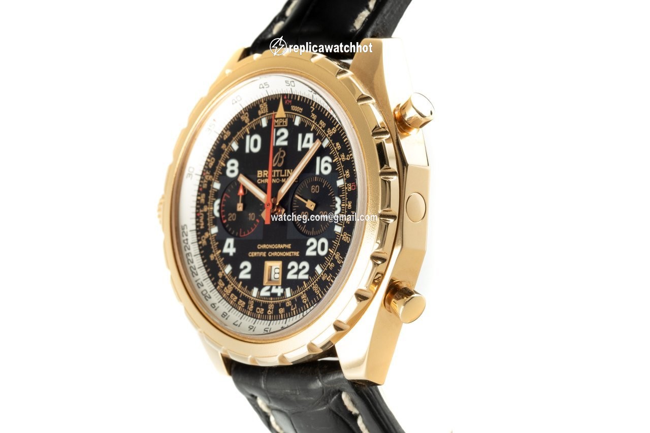 Breitling Chrono-Matic Mens watch Unisex Automatic Yellow gold H22360 2