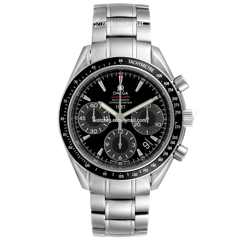 Omega Speedmaster Date Mens watch Unisex Automatic Steel 323.30.40.40.01.001 2