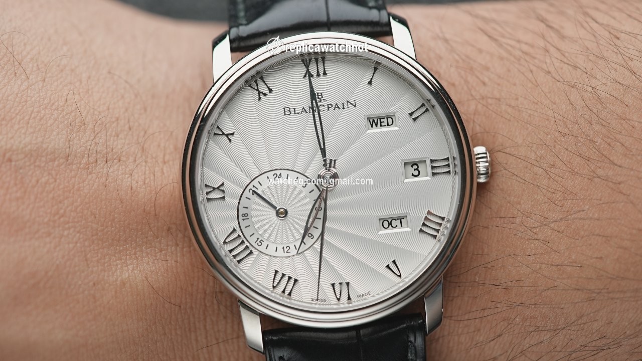 Blancpain Villeret Mens watch Unisex Automatic White gold 6670-1542-55B 2